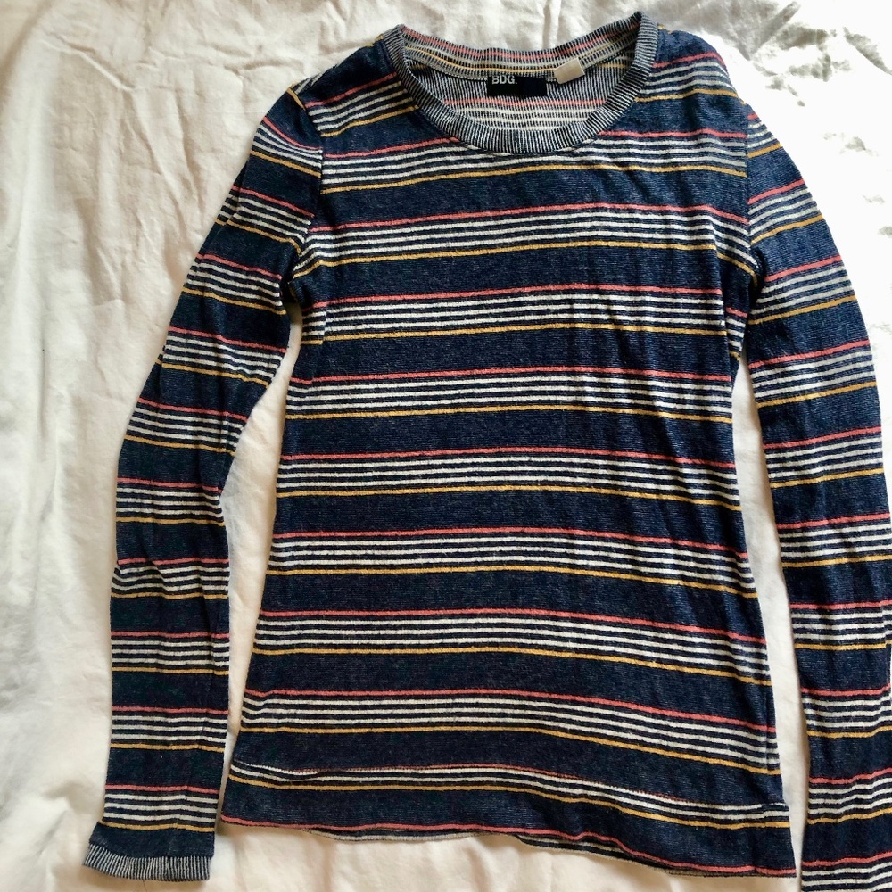 Urban Outfitters Thermal Striped Top
